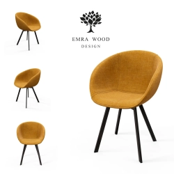 Krzesło KR-500 Ruby Kolory Tkanina City 46 Design Italia 2025-2030